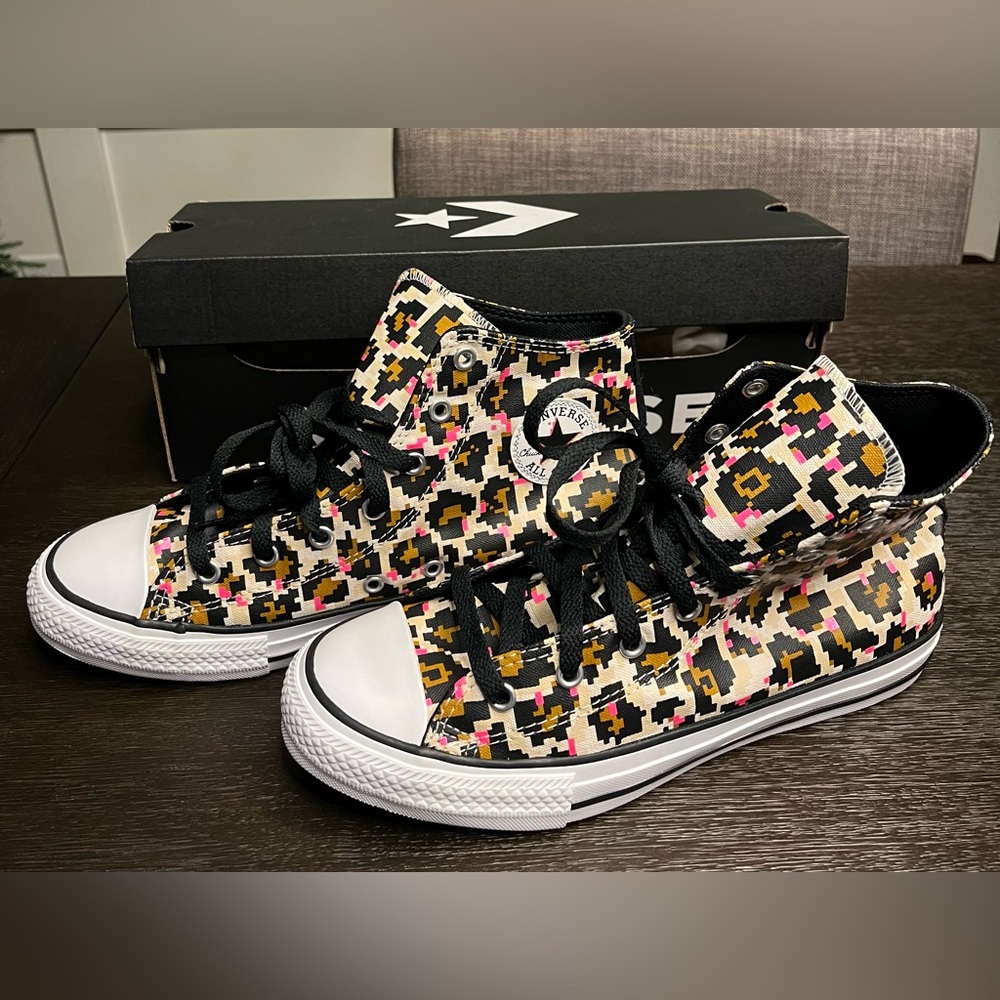 Converse youth black/tan high top